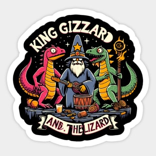 king gizzard and the lizard wizard Sticker